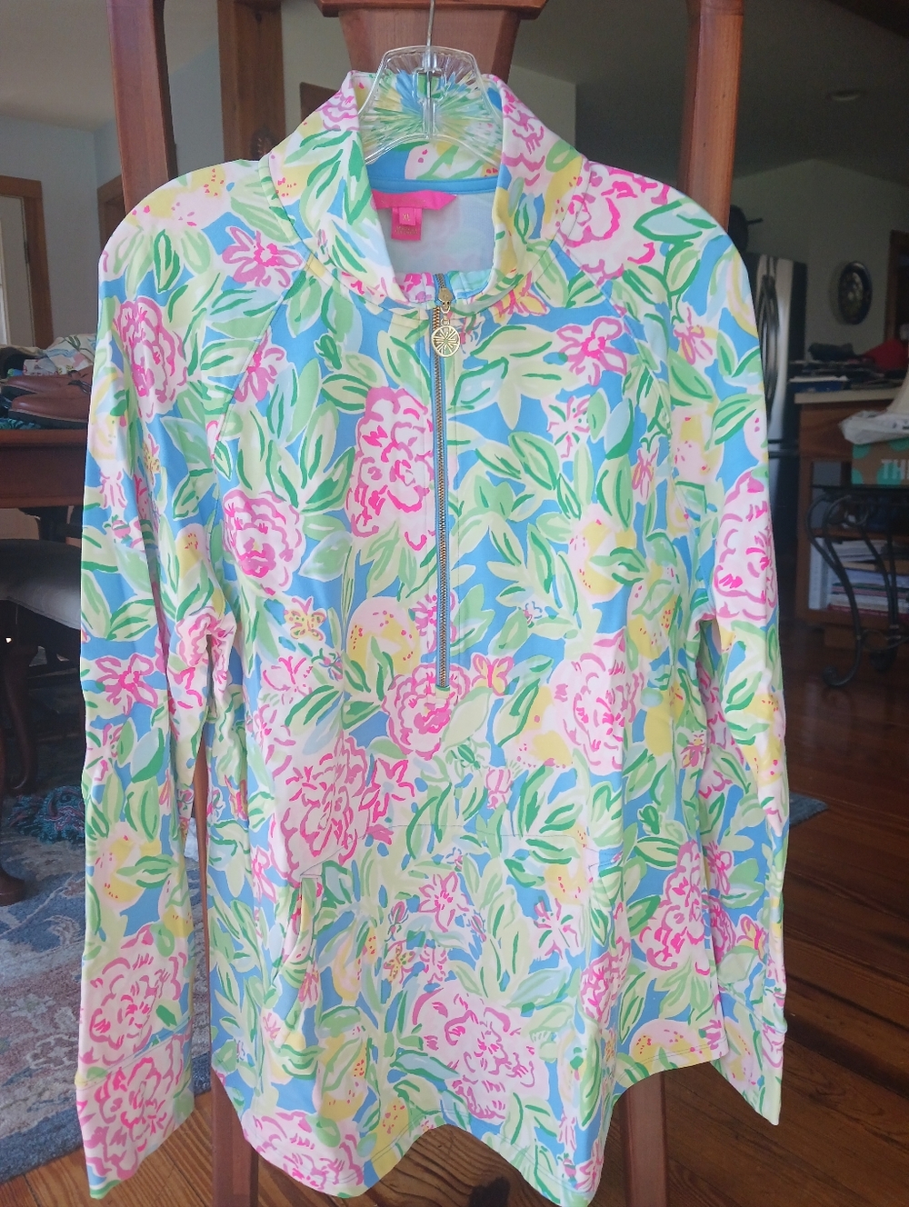 Lilly Pulitzer Skipper Popover "Multi Garden Grove" XL NWOT